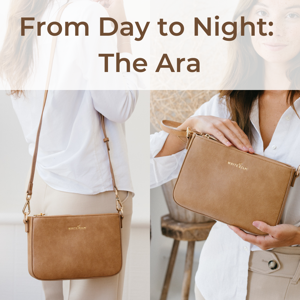 Day to night online crossbody bag