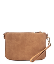 Ara Convertible Crossbody Clutch - Almond