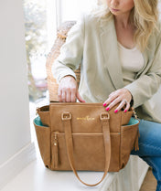 Gemini Mini Convertible Backpack - Almond