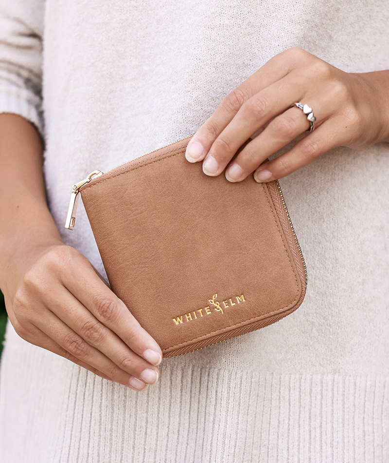 almond starla wallet white elm