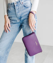 Ara Convertible Crossbody Clutch - Plum