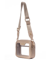 Bexley Clear Crossbody Bag - Taupe