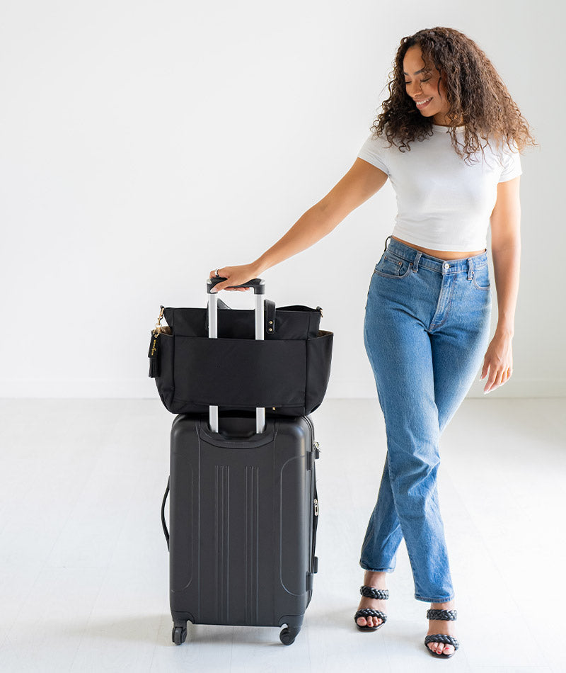 Aquila Tote Bag - Black Nylon