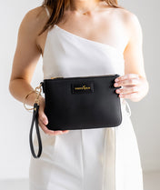 Ara Convertible Crossbody Clutch Bag by White Elm