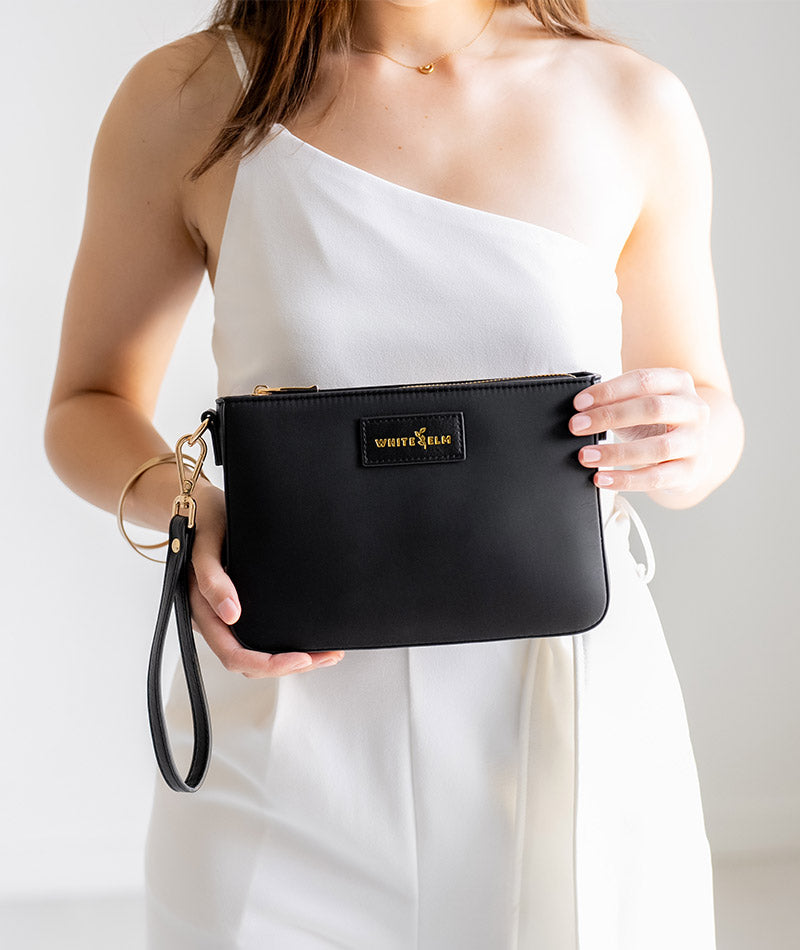 Ara Convertible Crossbody Clutch Bag by White Elm