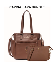 Carina Tote Bag - Coffee Brown