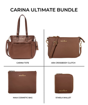 Carina Tote Bag - Coffee Brown