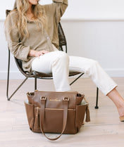 Gemini Mini Convertible Backpack - Coffee Brown