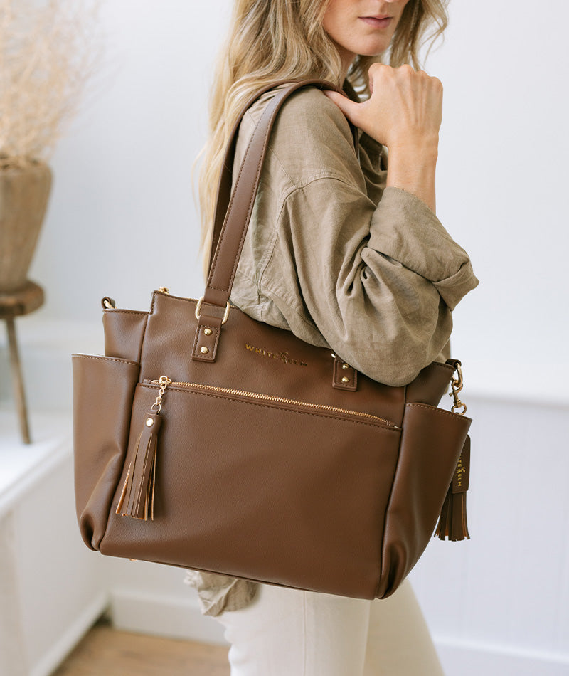 Gemini Mini Convertible Backpack - Coffee Brown