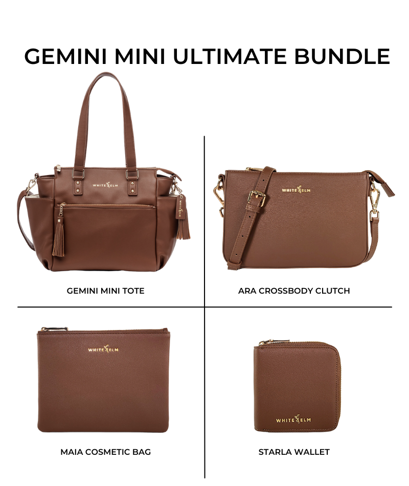 Gemini Mini Convertible Backpack - Coffee Brown
