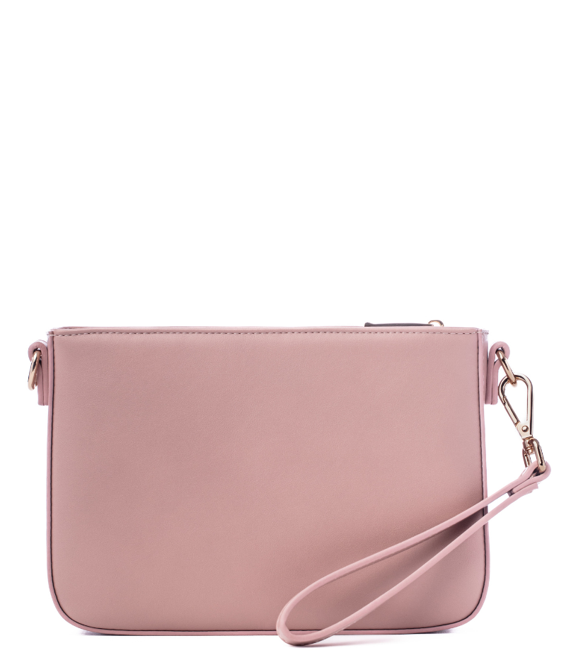 Ara Convertible Crossbody Clutch - Dusty Rose