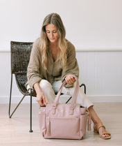 Gemini Mini Convertible Backpack - Dusty Rose