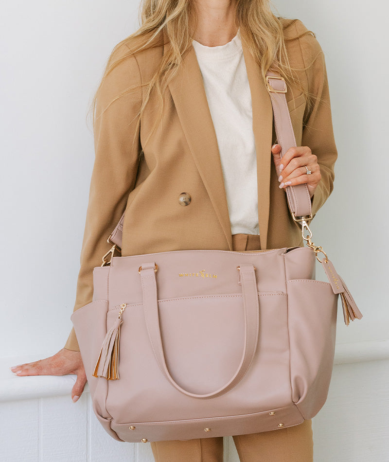 Gemini Convertible Backpack - Dusty Rose