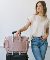 Gemini Convertible Backpack - Dusty Rose