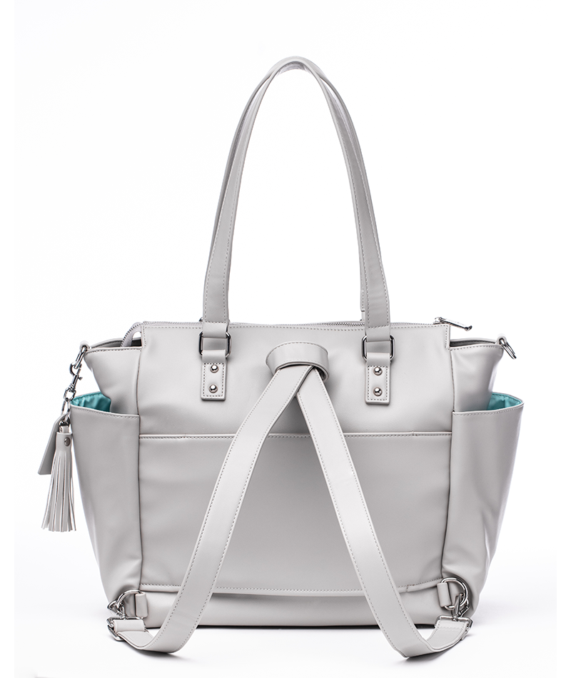 Gemini Convertible Backpack - Silver