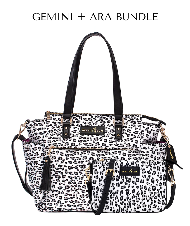 Gemini Convertible Backpack - Leopard Nylon