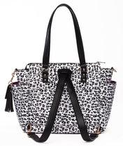 Gemini Convertible Backpack - Leopard Nylon