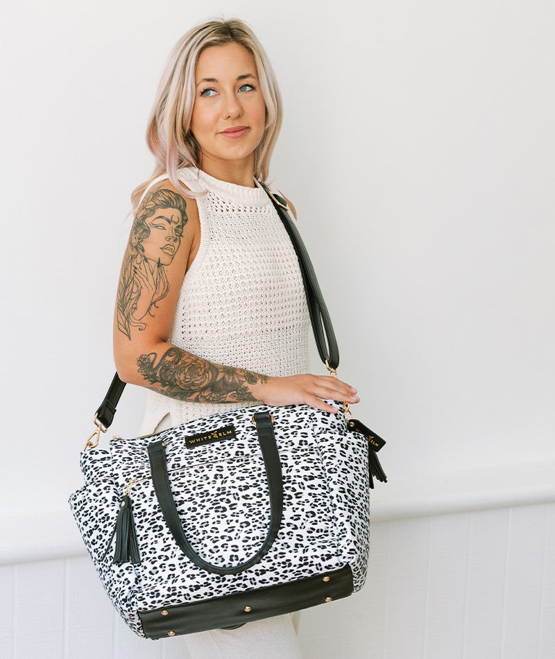 Gemini Convertible Backpack - Leopard Nylon