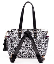 Gemini Mini Convertible Backpack - Leopard Nylon