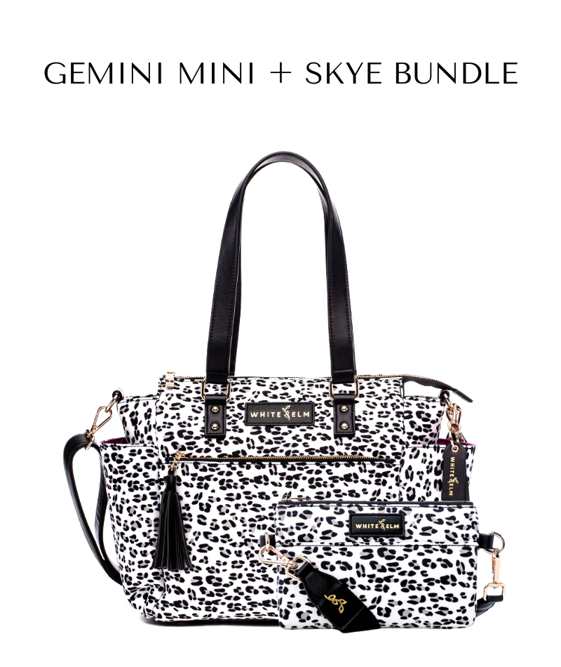 Gemini Mini Convertible Backpack - Leopard Nylon