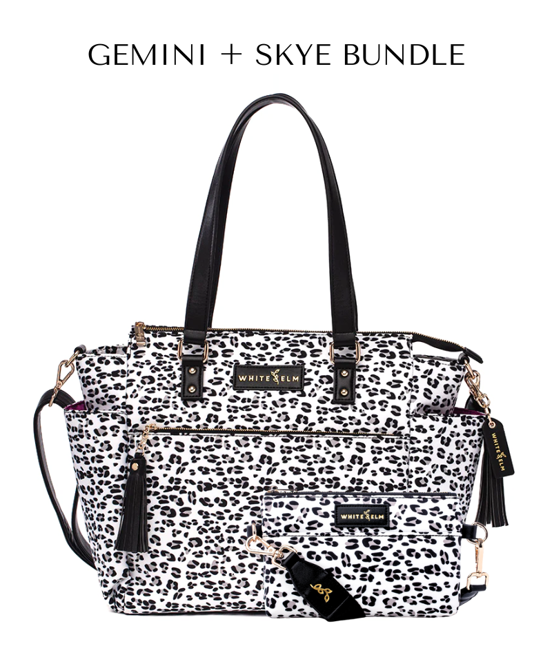 Gemini Convertible Backpack - Leopard Nylon