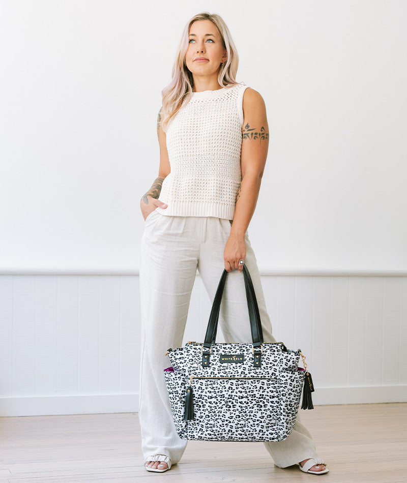 Gemini Convertible Backpack - Leopard Nylon