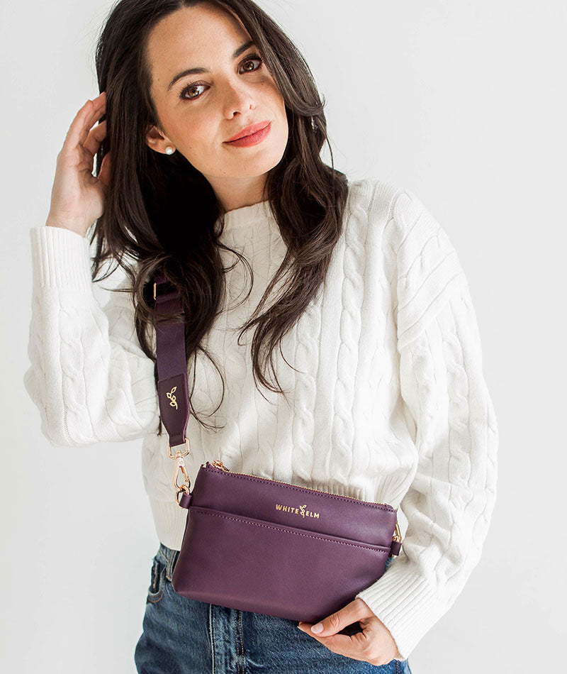Skye Sling Bag - Plum