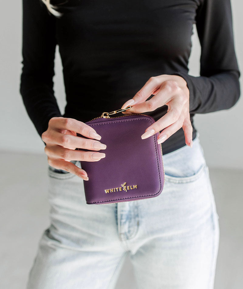 Starla Wallet - Plum