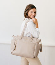 Gemini Convertible Backpack - Taupe