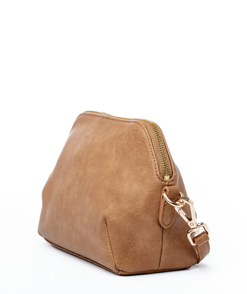 Rosette Crossbody - Almond