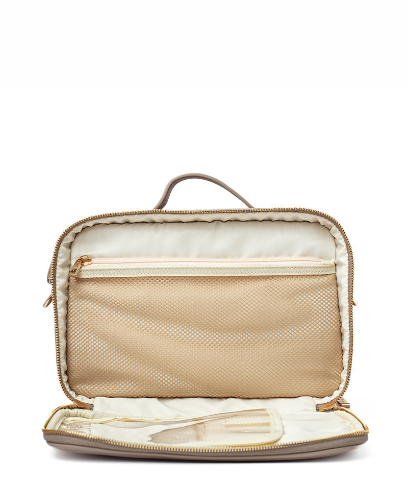 Aven Travel Train Case - Taupe