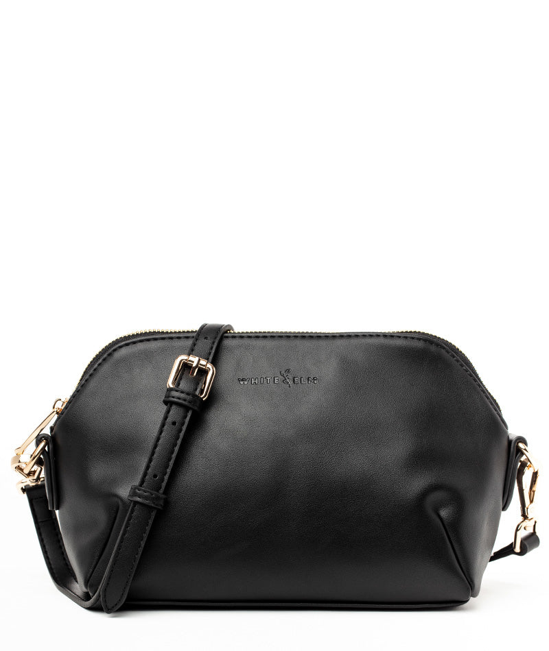 Rosette Crossbody - Black