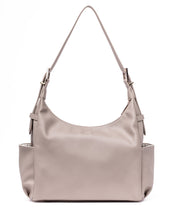 taupe camille hobo handbag by white elm