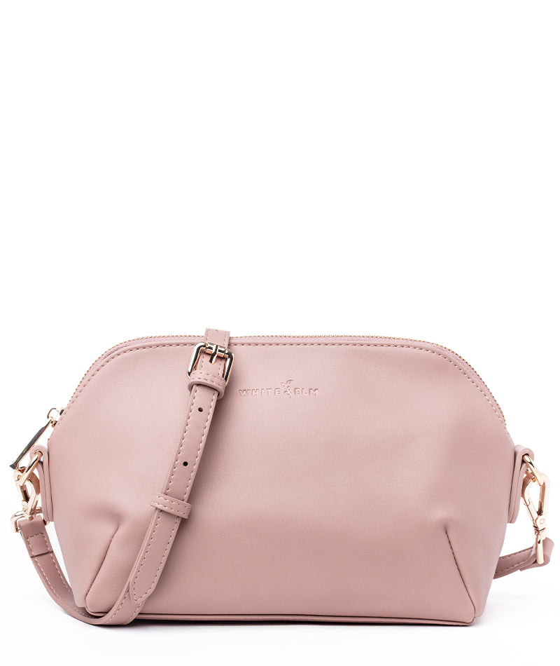 Rosette Crossbody - Dusty Rose