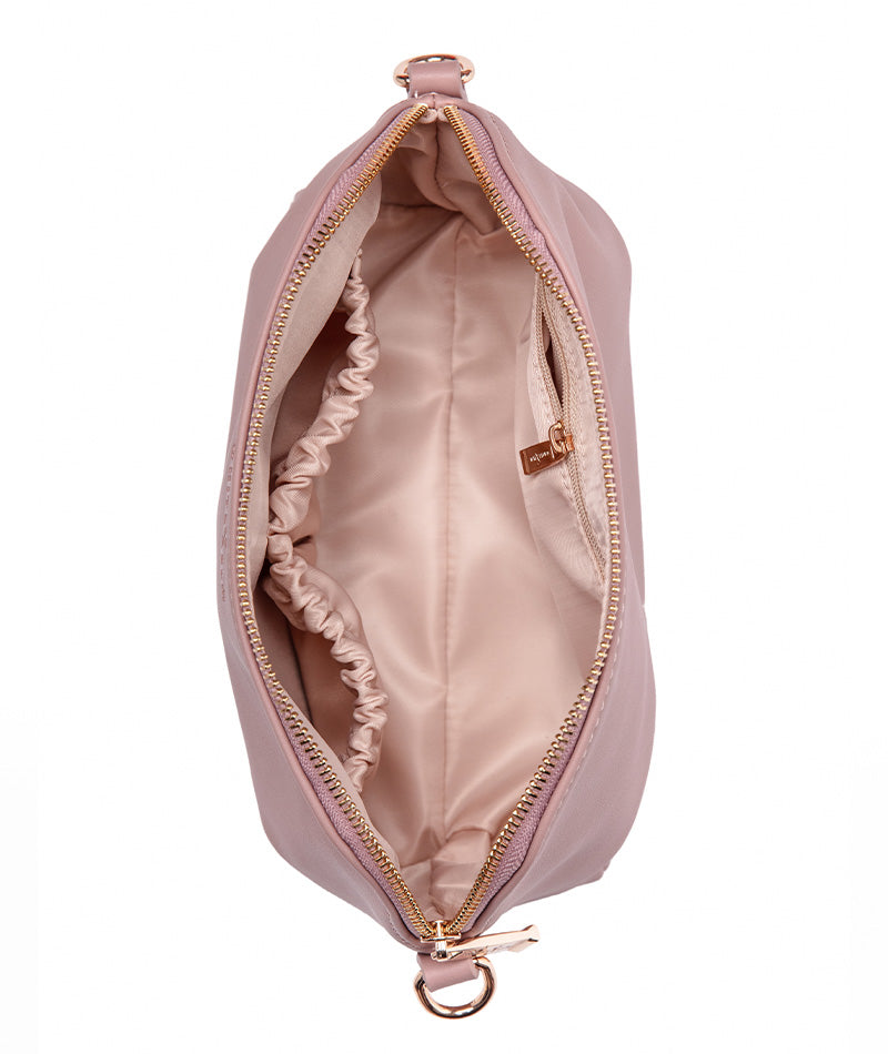 Rosette Crossbody - Dusty Rose