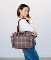 Gemini Mini Convertible Backpack - Uptown Check Wool