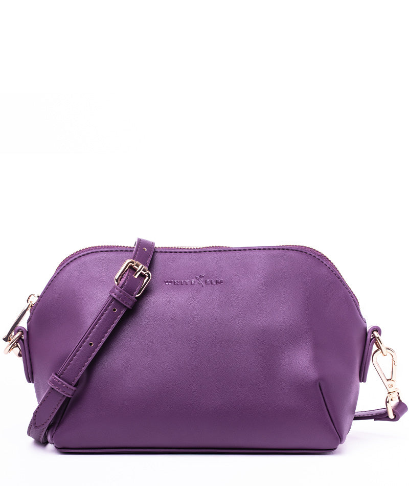 Rosette Crossbody - Plum