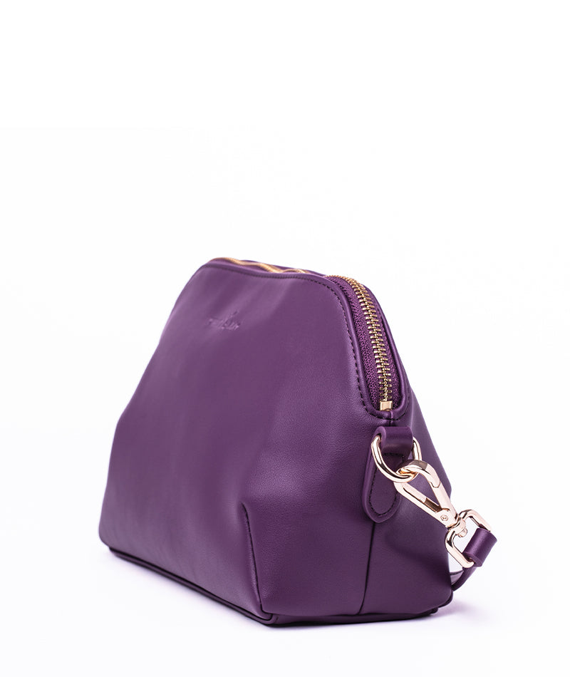 Rosette Crossbody - Plum
