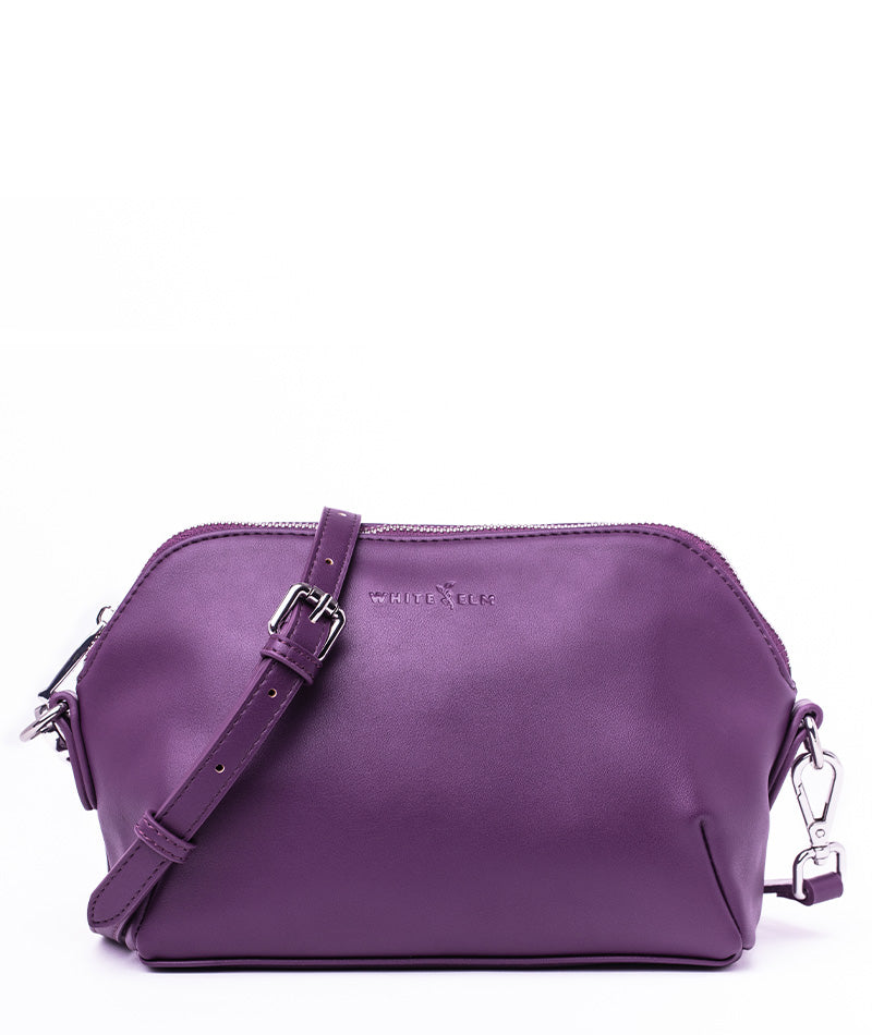 Rosette Crossbody - Plum