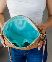 Rosette Crossbody - Almond