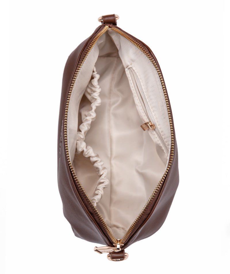 Rosette Crossbody - Coffee