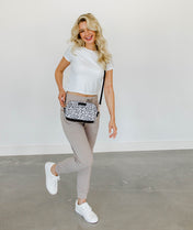 Rosette Crossbody - Leopard