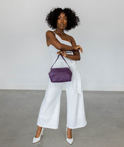 Rosette Crossbody - Plum