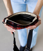 Skye Sling Bag - Tartan Rouge Wool