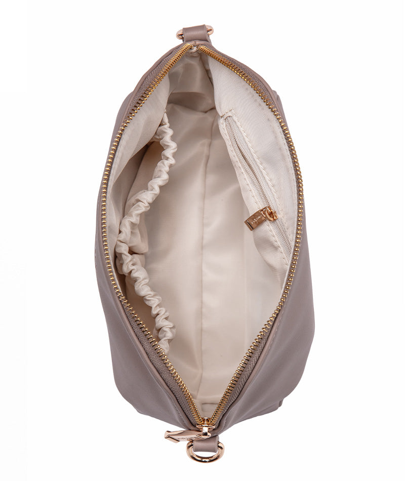 Rosette Crossbody - Taupe