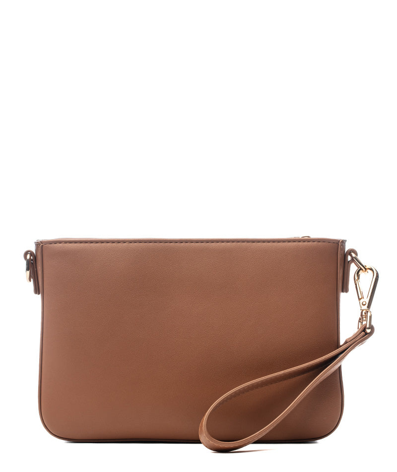 Ara Convertible Crossbody Clutch - Caramel