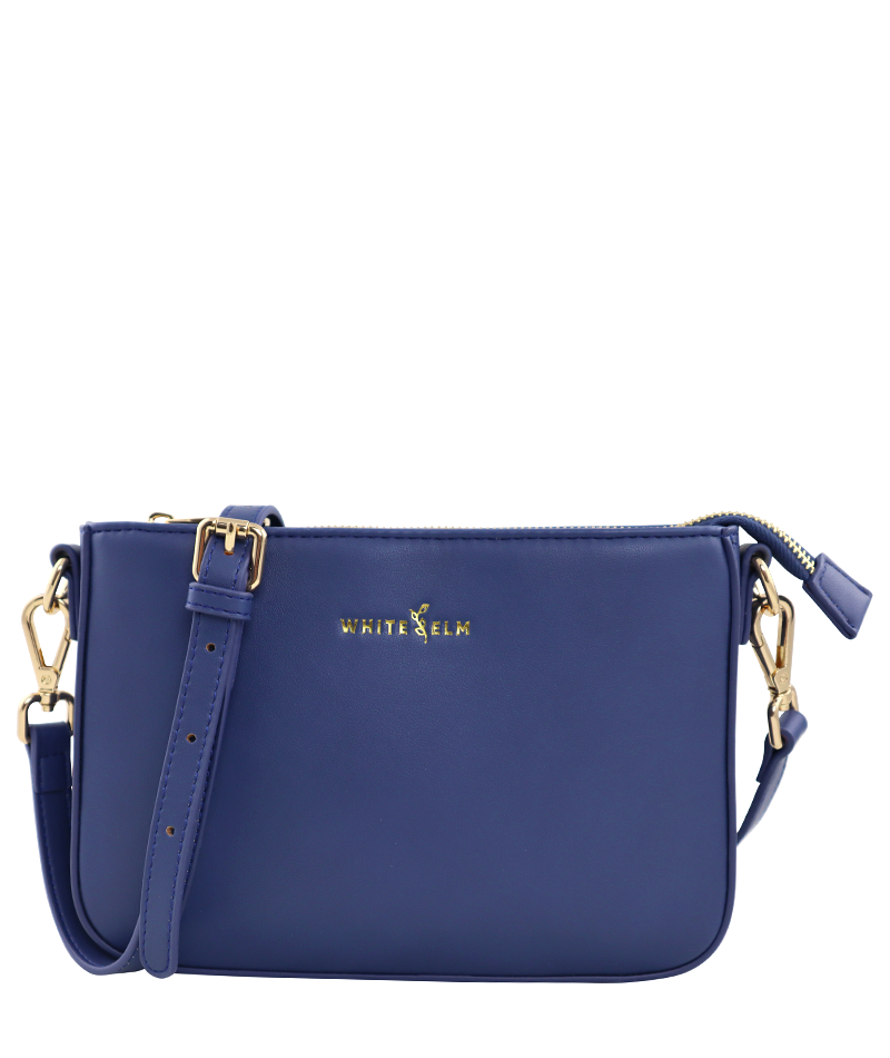 Ara Convertible Crossbody Clutch Navy Blue White Elm