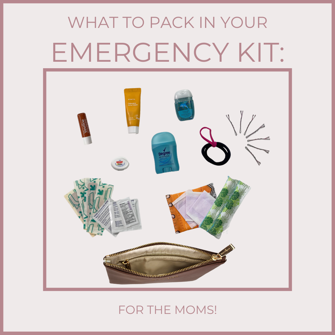 Emergency Kit: What to pack - For the Moms