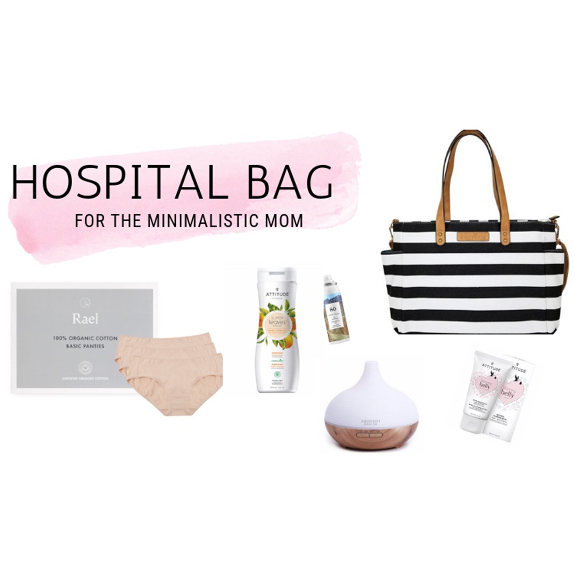 Mums & Bubs White Elm Hospital Bag - What to Pack!