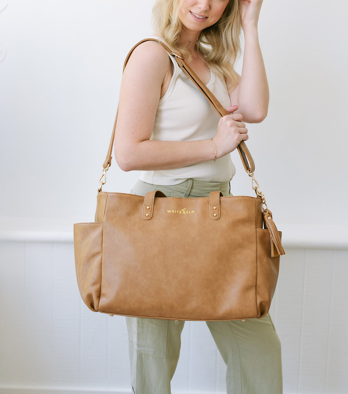 White Elm - Vegan Leather Convertible Bags For Busy Women And Moms